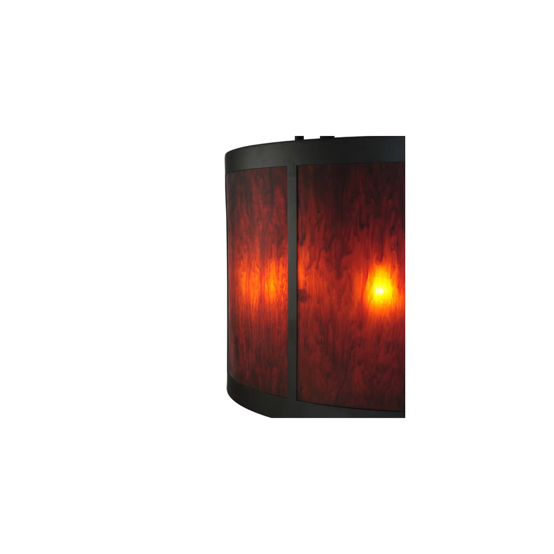 Cilindro Vicksburg 8 Light 36" Wide Semi-Flush Drum Ceiling Fixture