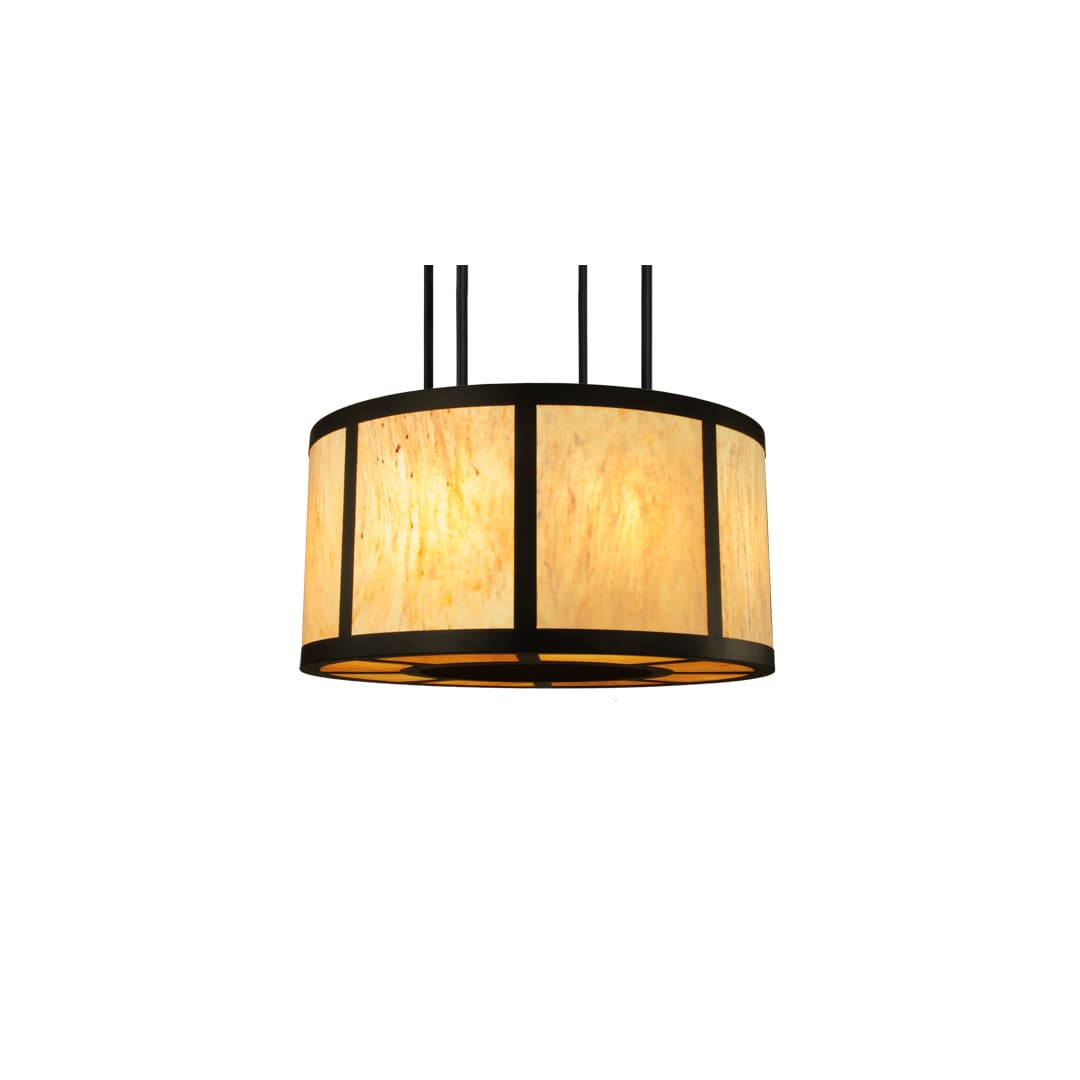 Cilindro Vicksburg 8 Light 48" Wide Drum Single Pendant - Oil Rubbed Bronze Finish