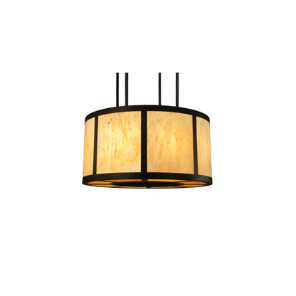 Cilindro Vicksburg 8 Light 48" Wide Drum Single Pendant - Oil Rubbed Bronze Finish