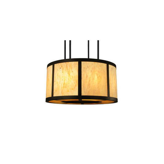 Cilindro Vicksburg 8 Light 48" Wide Drum Single Pendant - Oil Rubbed Bronze Finish