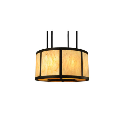 Cilindro Vicksburg 8 Light 48" Wide Drum Single Pendant - Oil Rubbed Bronze Finish