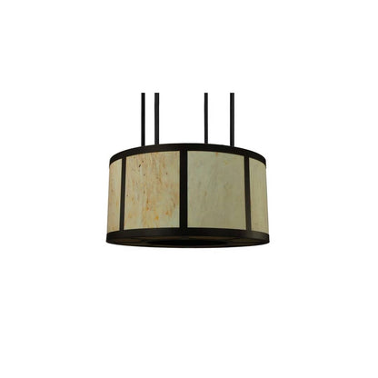 Cilindro Vicksburg 8 Light 48" Wide Drum Single Pendant - Oil Rubbed Bronze Finish