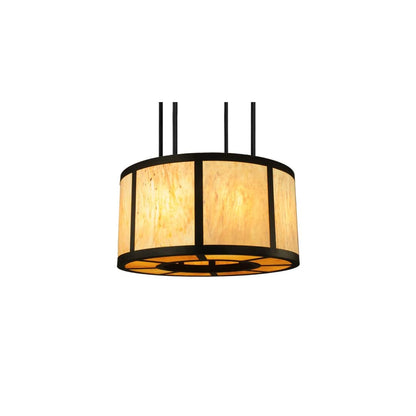 Cilindro Vicksburg 8 Light 48" Wide Drum Single Pendant - Oil Rubbed Bronze Finish