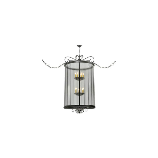 Brio 12 Light 36" Wide Taper Candle Pendant