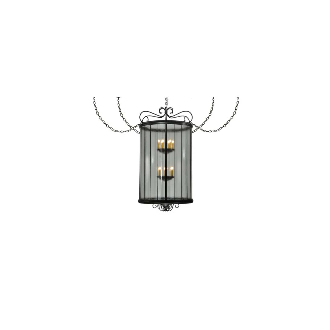 Brio 12 Light 36" Wide Taper Candle Pendant