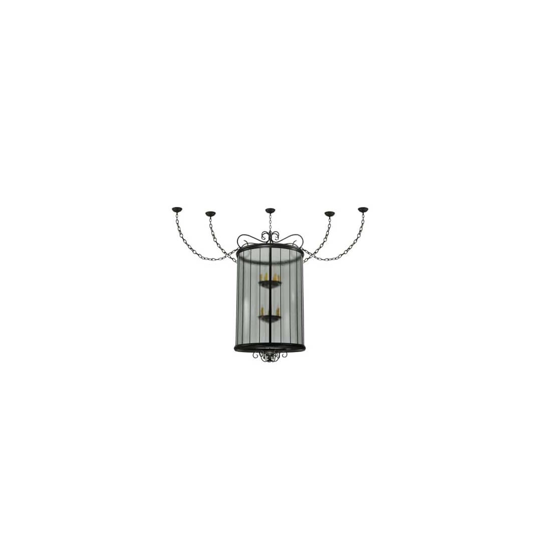 Brio 12 Light 36" Wide Taper Candle Pendant