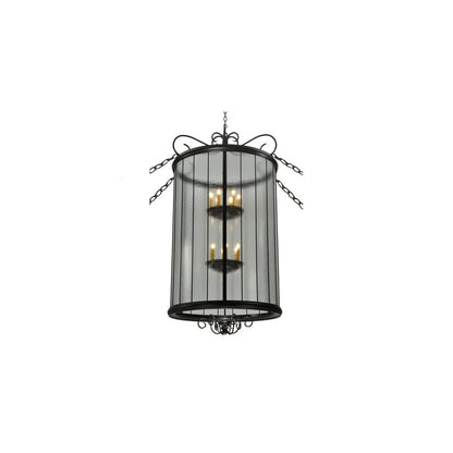 Brio 12 Light 36" Wide Taper Candle Pendant