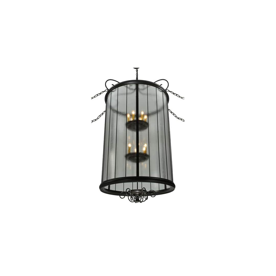 Brio 12 Light 36" Wide Taper Candle Pendant