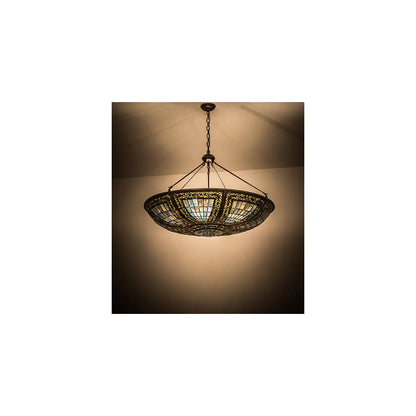 Fleur-de-lis 6 Light 40" Wide Pendant