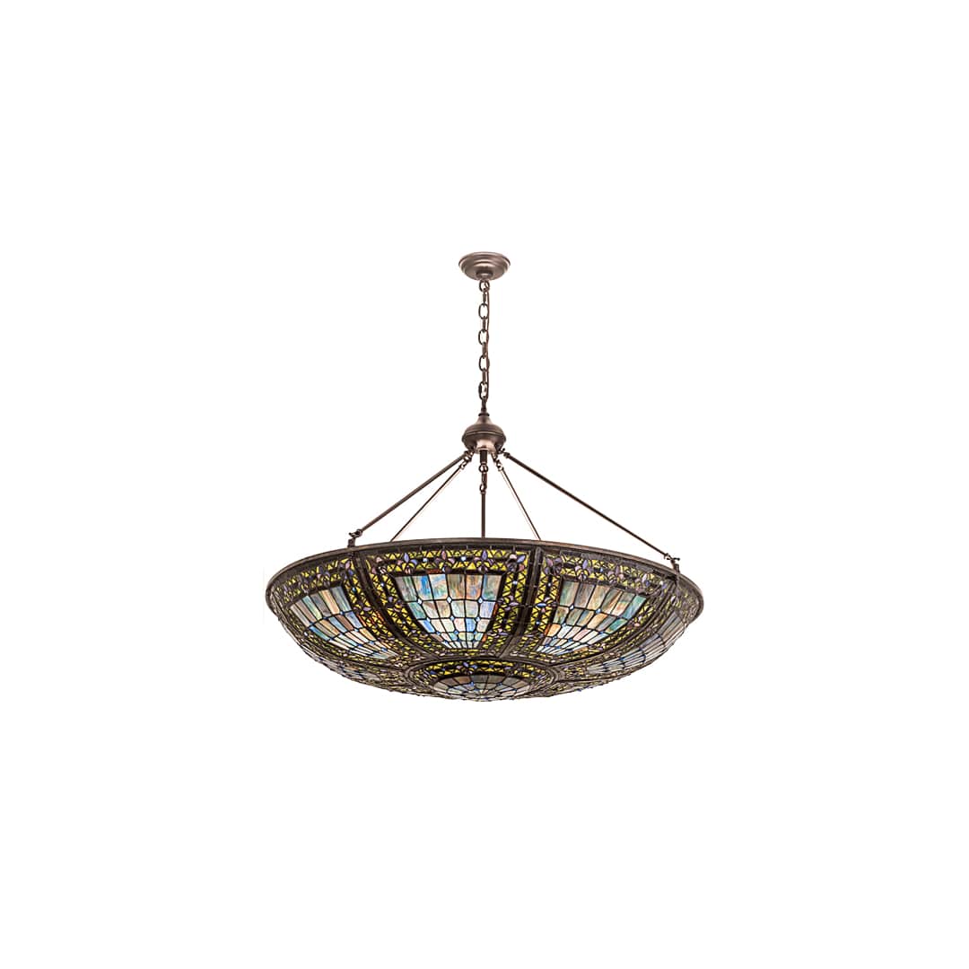 Fleur-de-lis 6 Light 40" Wide Pendant