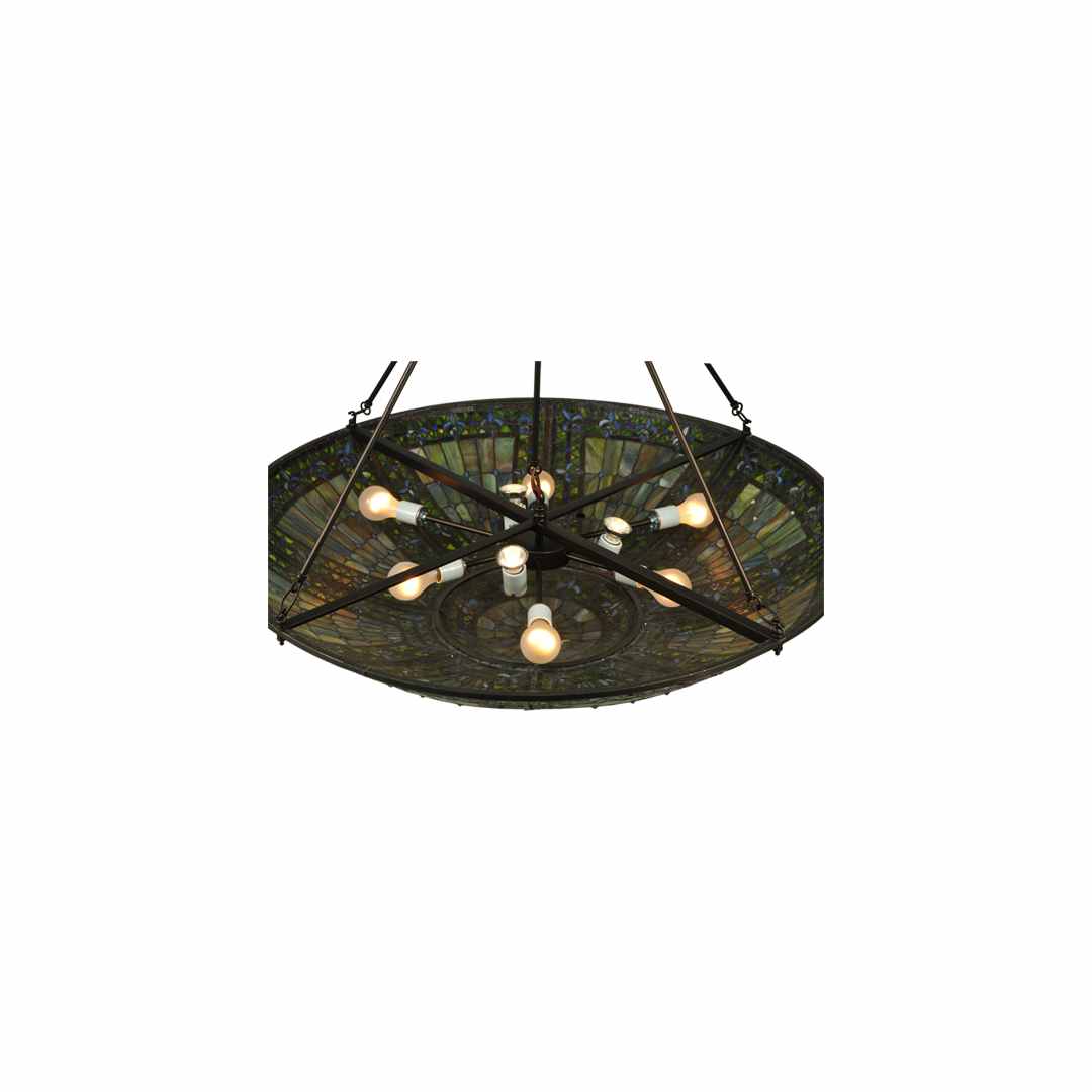 Fleur-de-lis 6 Light 40" Wide Pendant