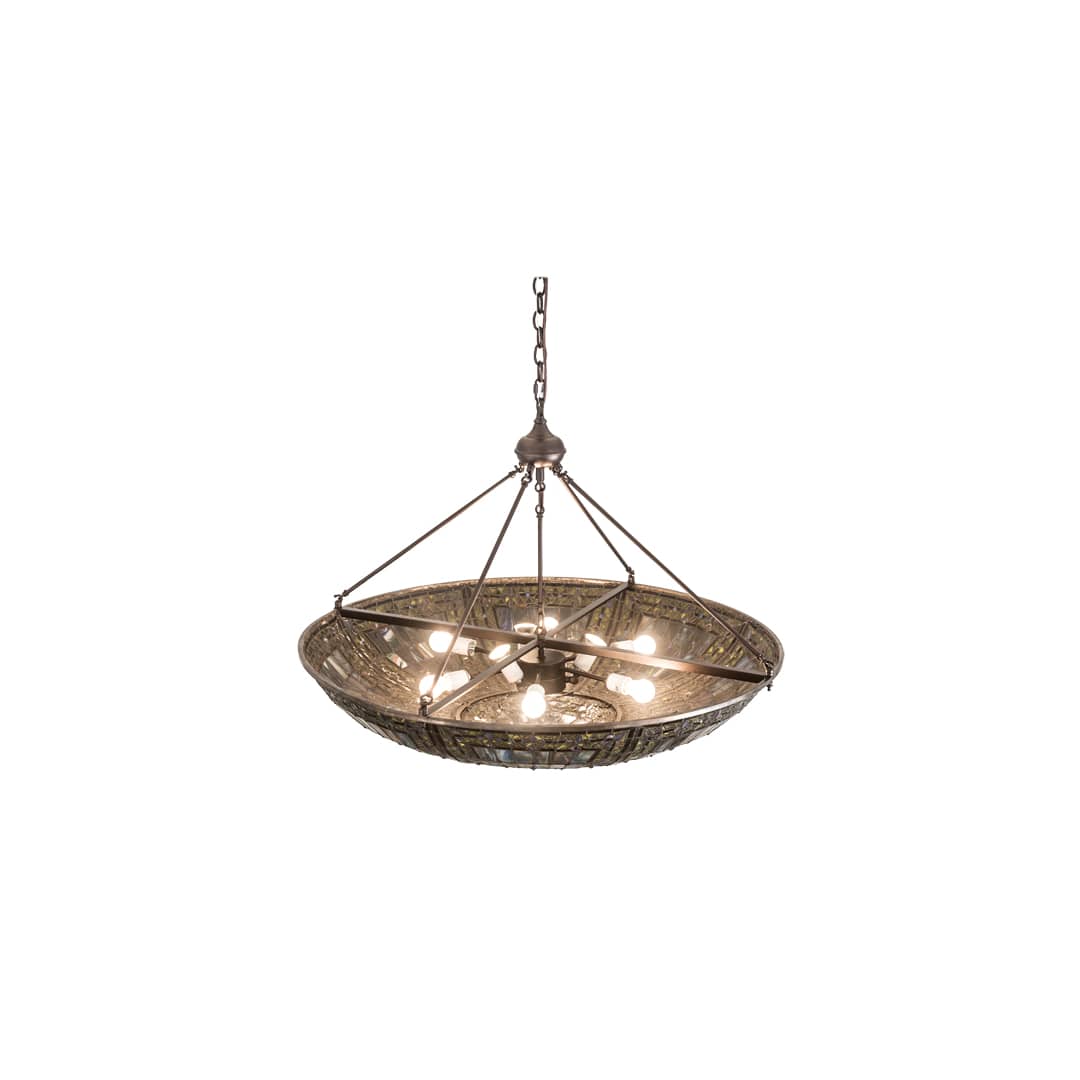 Fleur-de-lis 6 Light 40" Wide Pendant