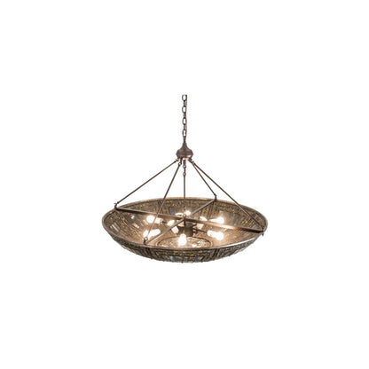 Fleur-de-lis 6 Light 40" Wide Pendant