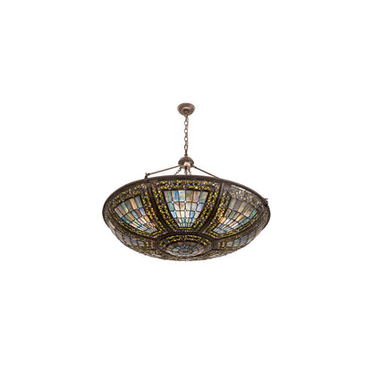 Fleur-de-lis 6 Light 40" Wide Pendant