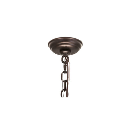 Fleur-de-lis 6 Light 40" Wide Pendant