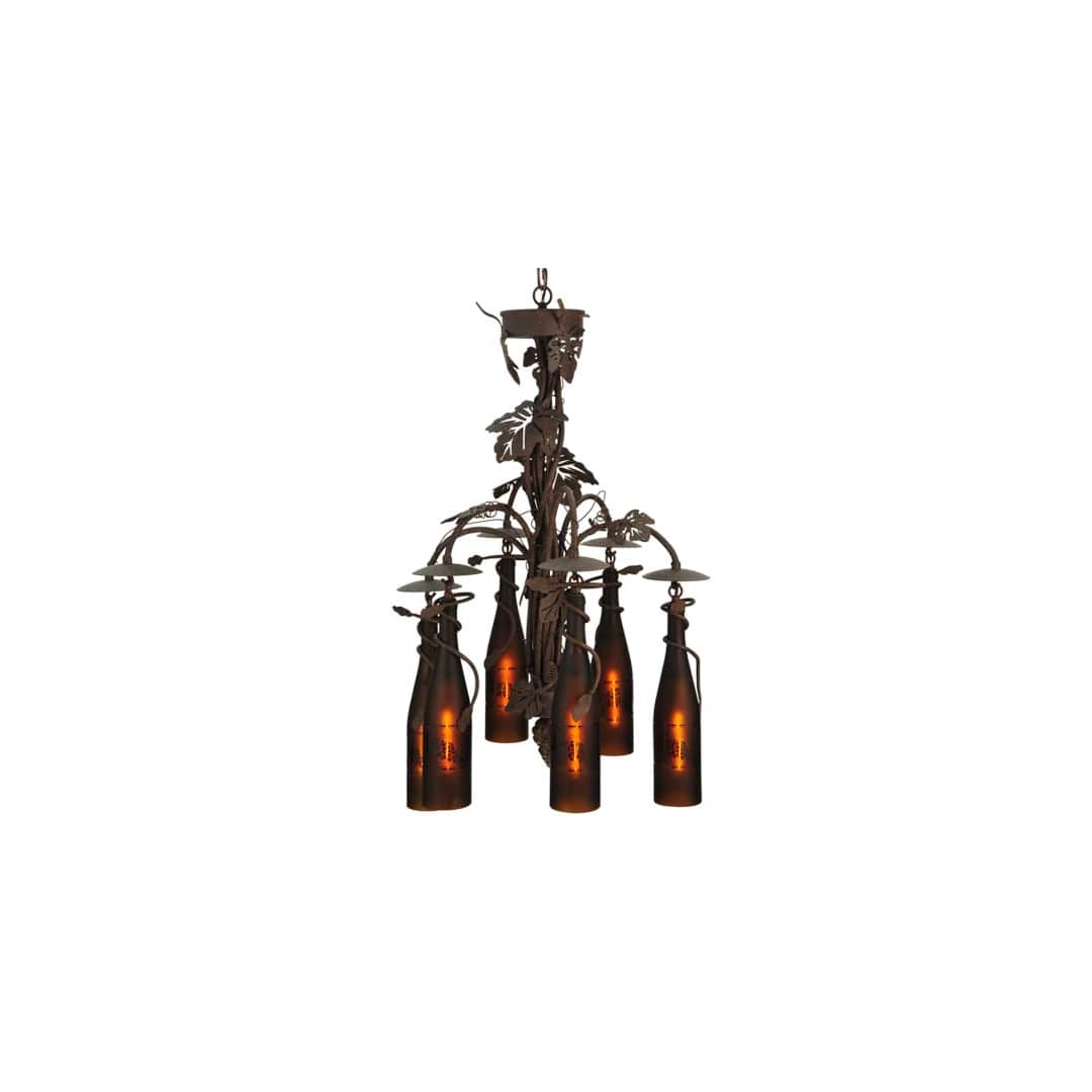 Tuscan Vineyard 6 Light 20" Wide Chandelier