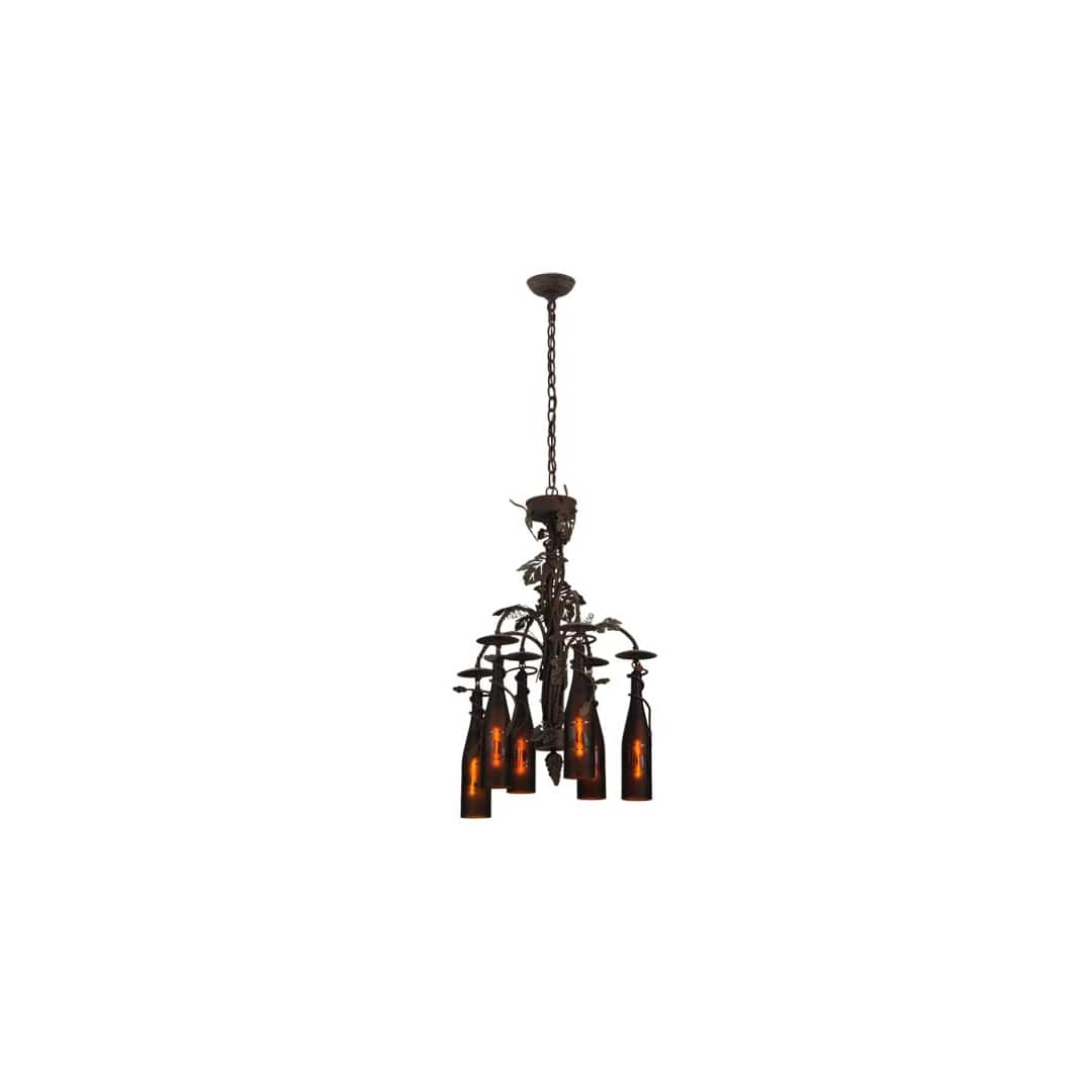 Tuscan Vineyard 6 Light 20" Wide Chandelier