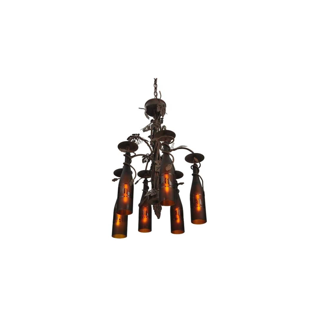Tuscan Vineyard 6 Light 20" Wide Chandelier