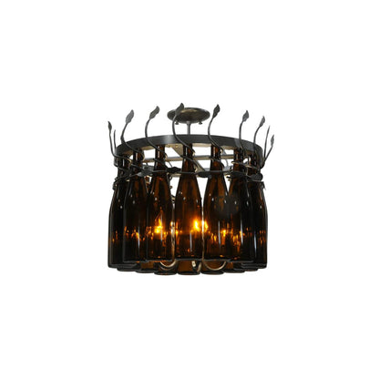 Tuscan Vineyard 5 Light 20" Wide Drum Chandelier