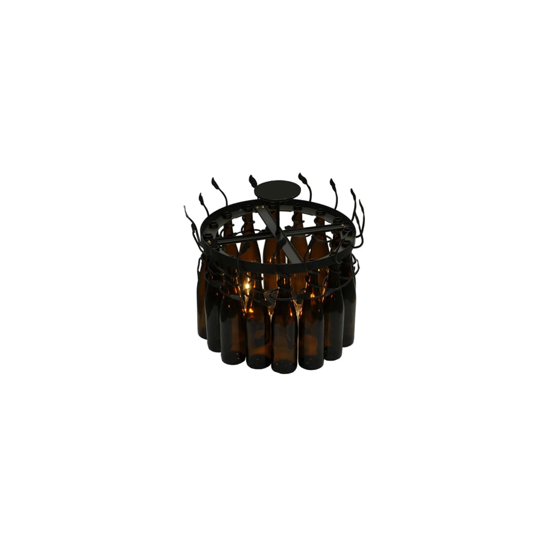 Tuscan Vineyard 5 Light 20" Wide Drum Chandelier