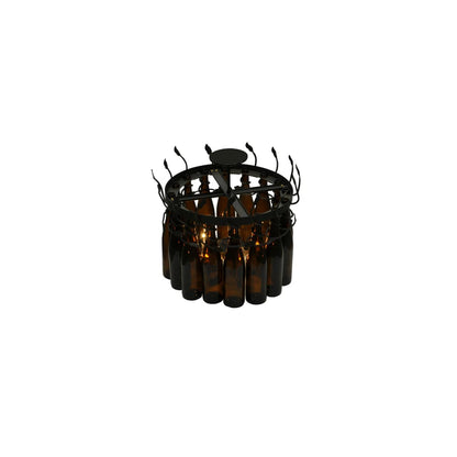 Tuscan Vineyard 5 Light 20" Wide Drum Chandelier