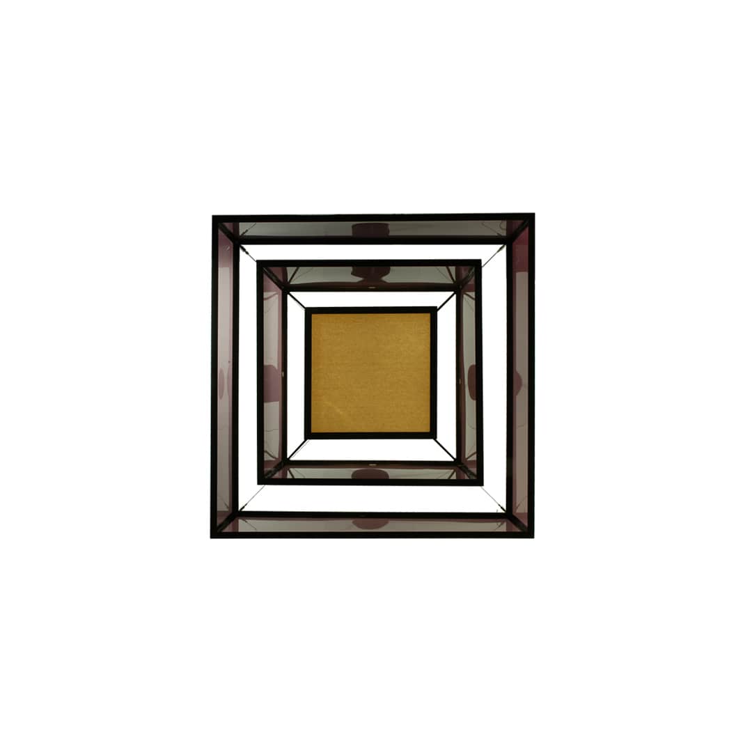 Quadrato Umador 4 Light 51" Wide Semi-Flush Square Ceiling Fixture - Timeless Bronze Finish