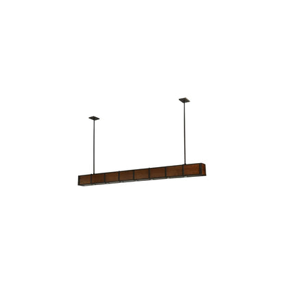 Giradeau 7 Light 6" Wide Linear Pendant
