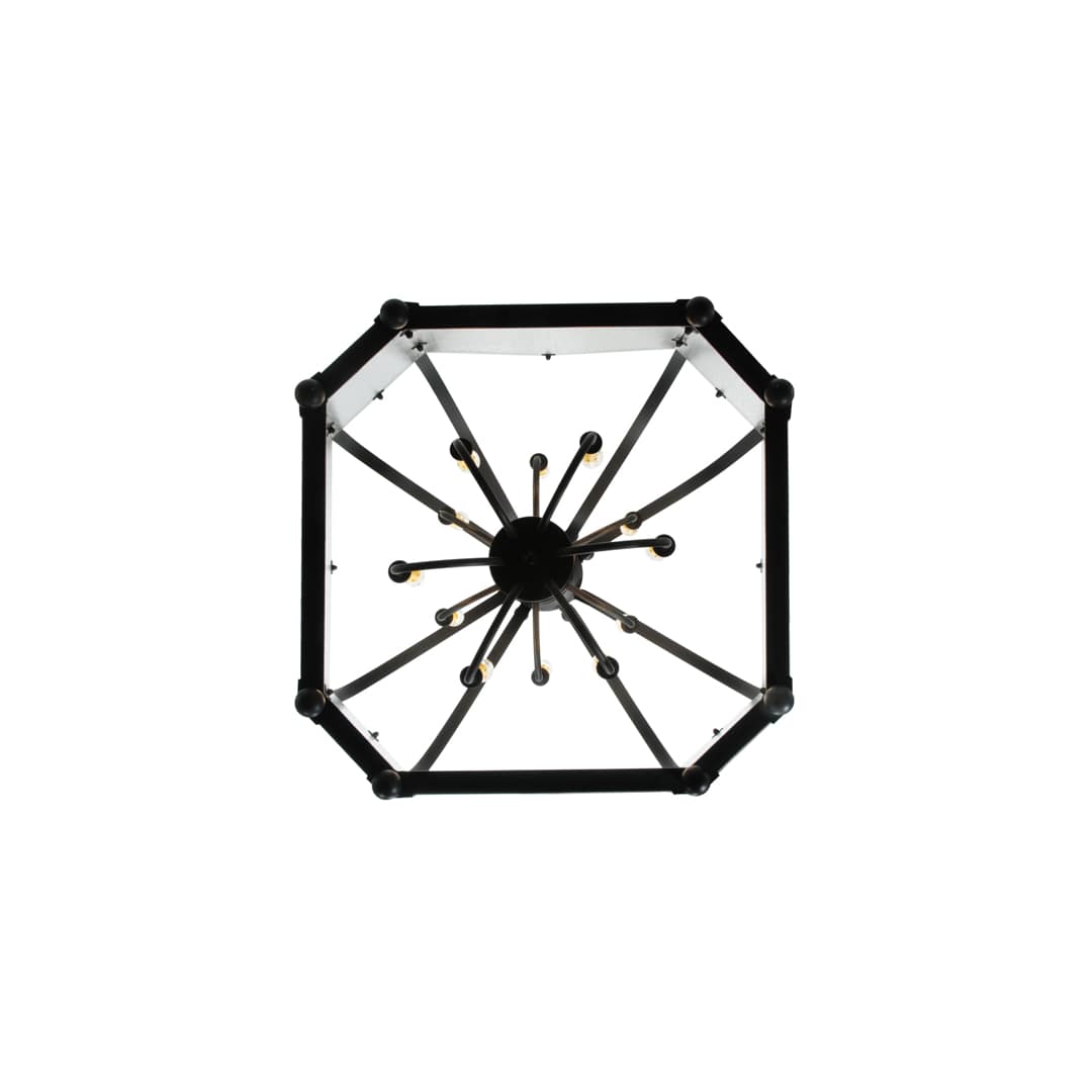 Citadel 12 Light 34" Wide Taper Candle Pendant