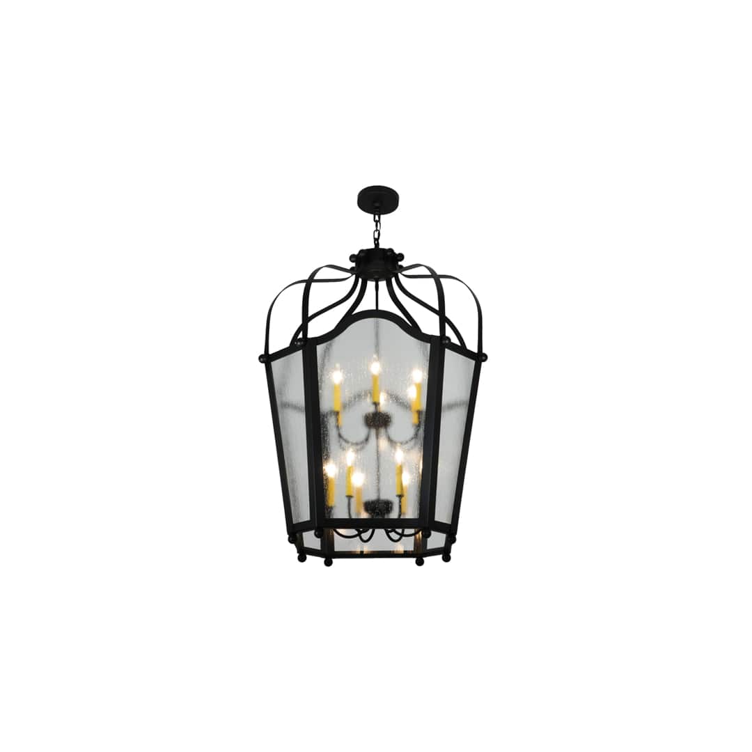 Citadel 12 Light 34" Wide Taper Candle Pendant