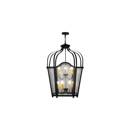 Citadel 12 Light 34" Wide Taper Candle Pendant