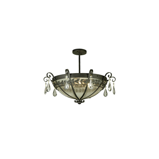 Florentine 3 Light 24" Wide Semi-Flush Bowl Ceiling Fixture