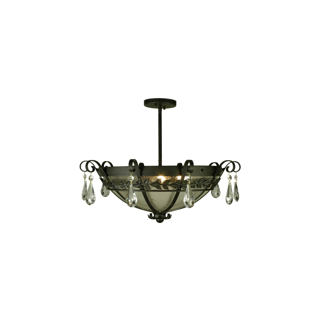 Florentine 3 Light 24" Wide Semi-Flush Bowl Ceiling Fixture