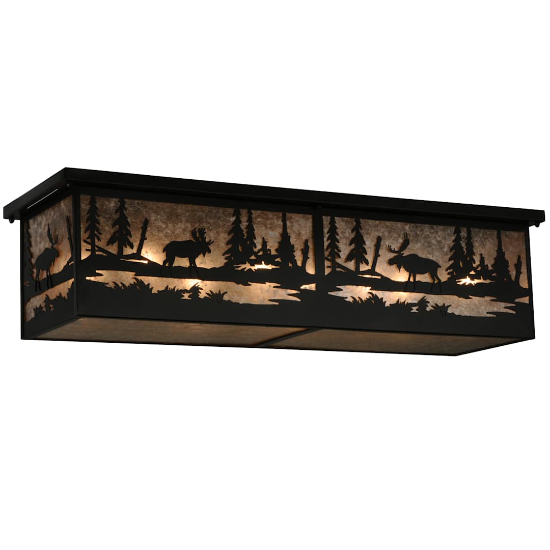Moose Atake Flush Mount Ceiling Fixture