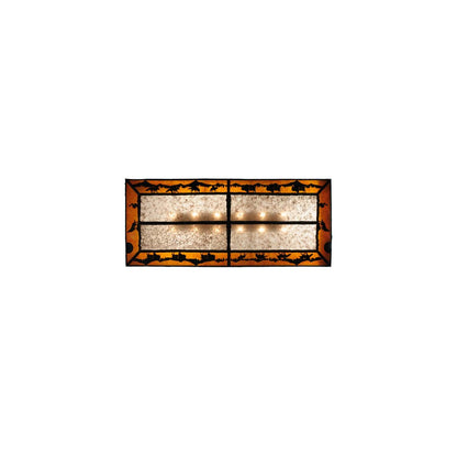 Wildlife at Dusk 12 Light 81" Wide Flush Mount Ceiling Fixture