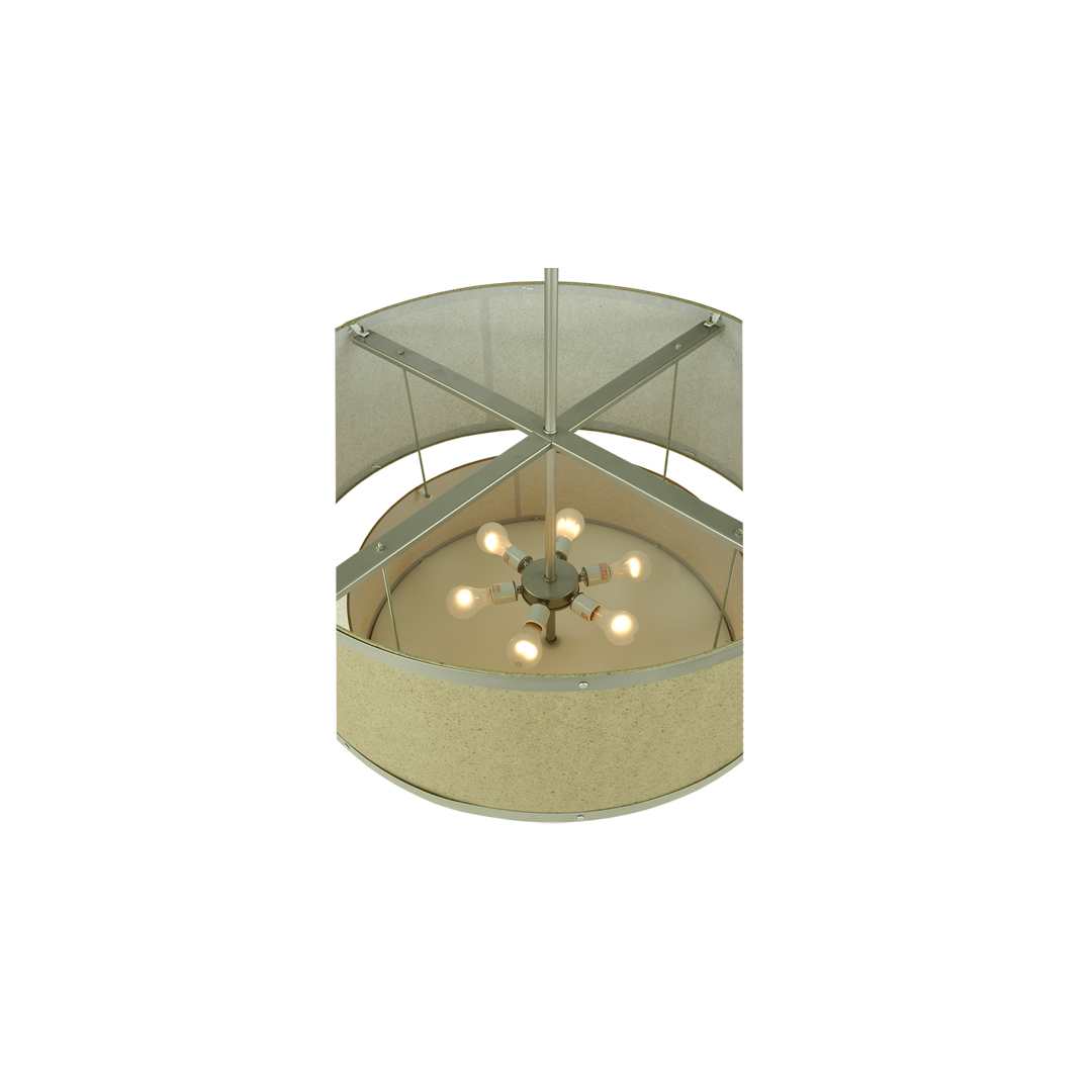 Cilindro 6 Light 36" Wide Pendant