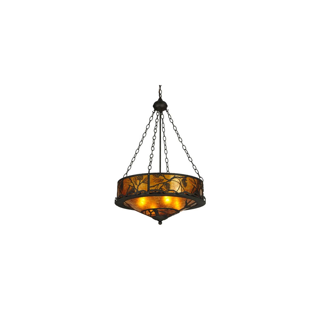 Whispering Pines 4 Light 24" Wide Pendant
