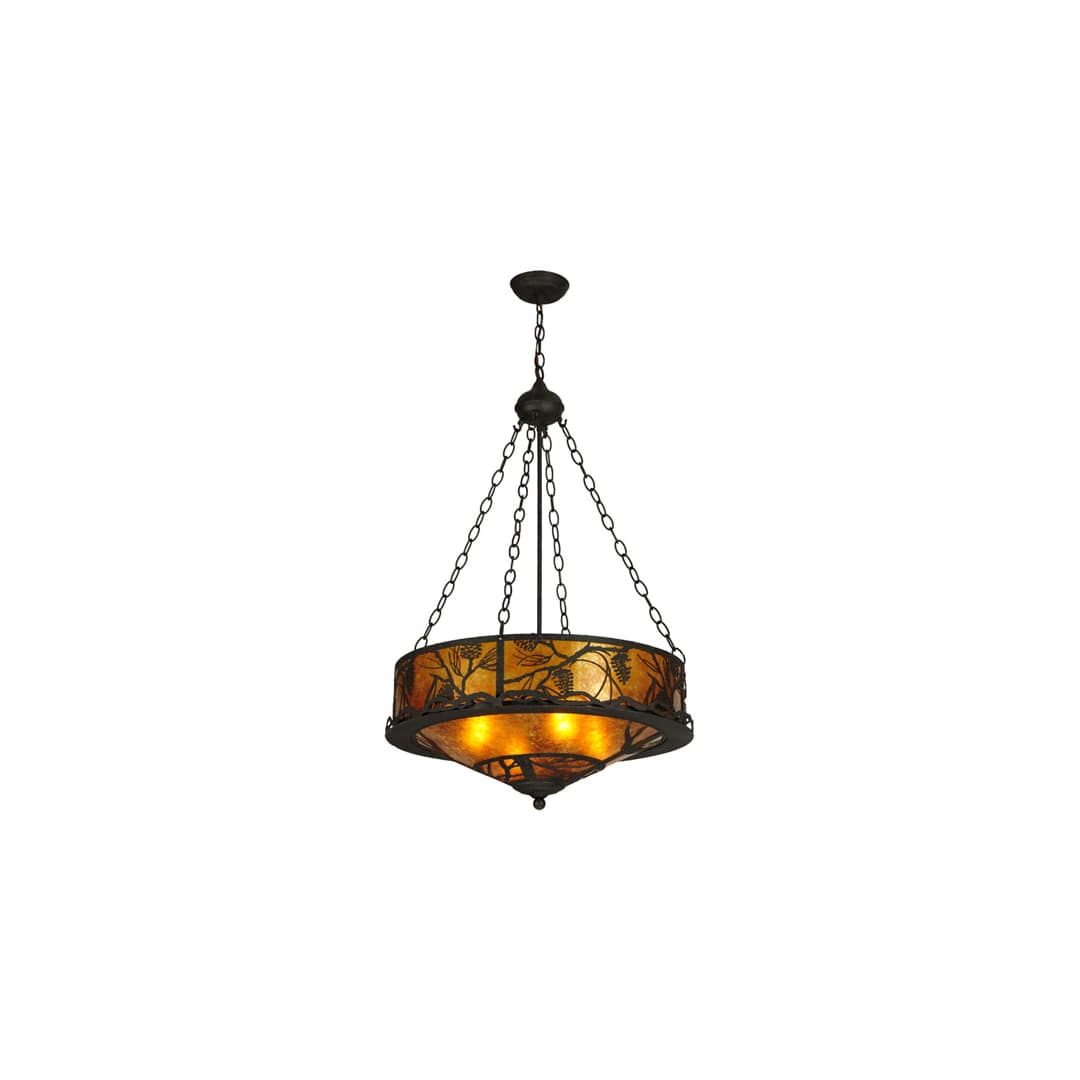 Whispering Pines 4 Light 24" Wide Pendant