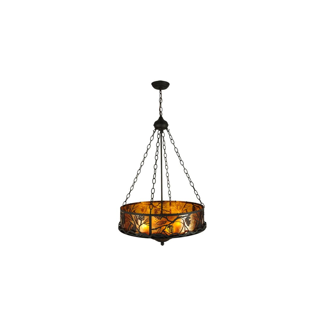Whispering Pines 4 Light 24" Wide Pendant