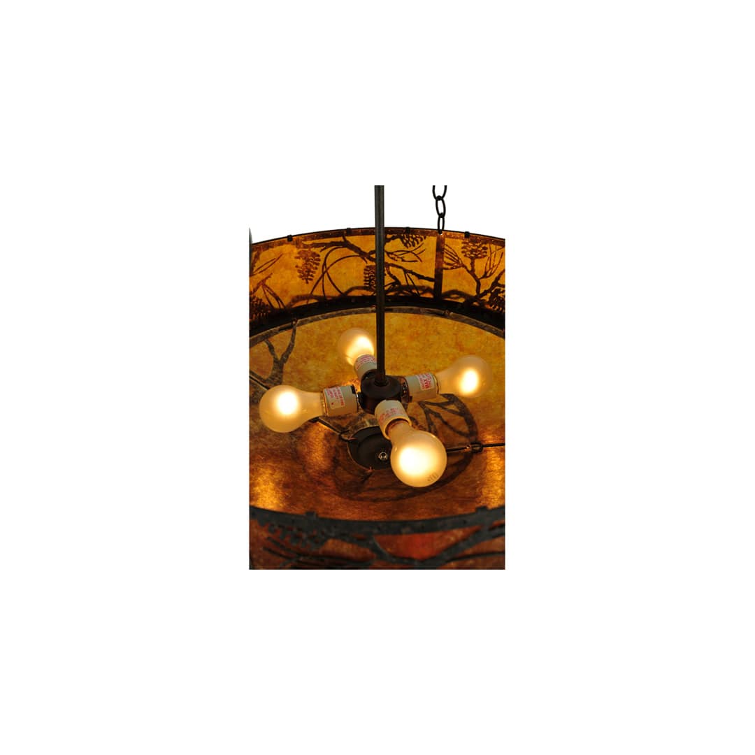 Whispering Pines 4 Light 24" Wide Pendant