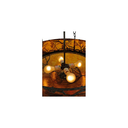 Whispering Pines 4 Light 24" Wide Pendant