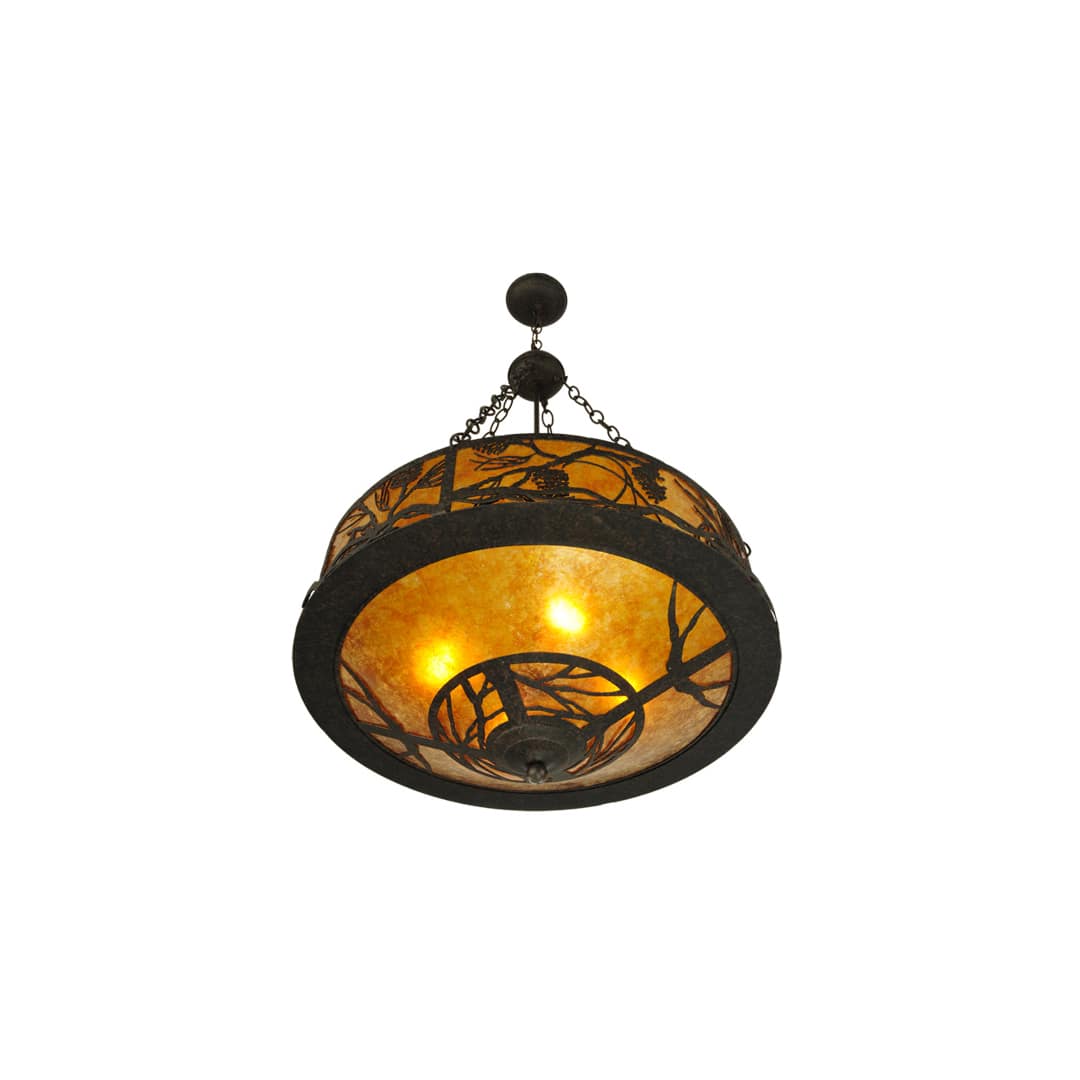Whispering Pines 4 Light 24" Wide Pendant