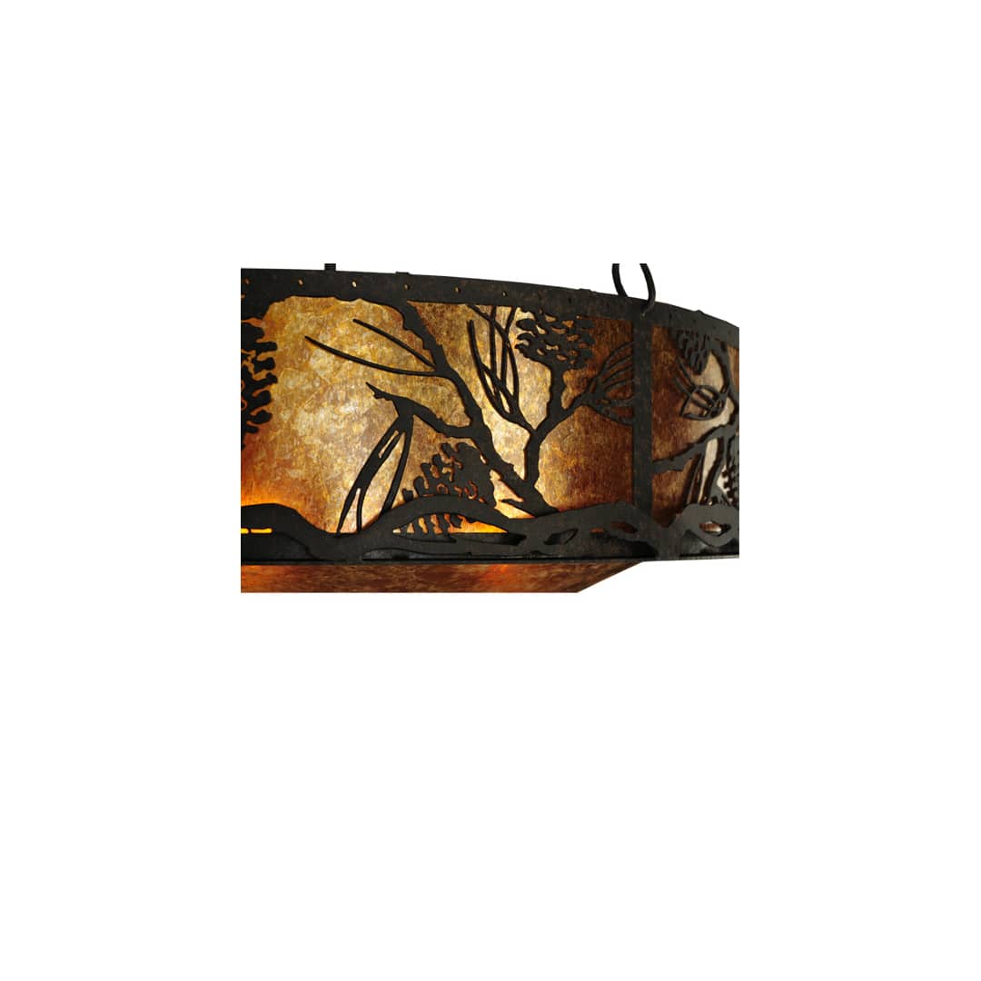 Whispering Pines 4 Light 24" Wide Pendant