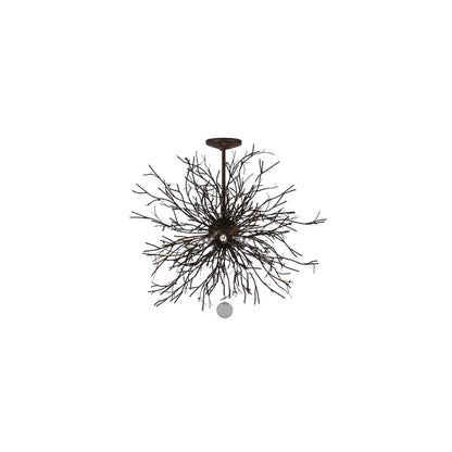 Pussy Willow 20 Light 36" Wide Abstract Pendant