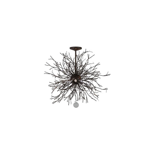 Pussy Willow 20 Light 36" Wide Abstract Pendant