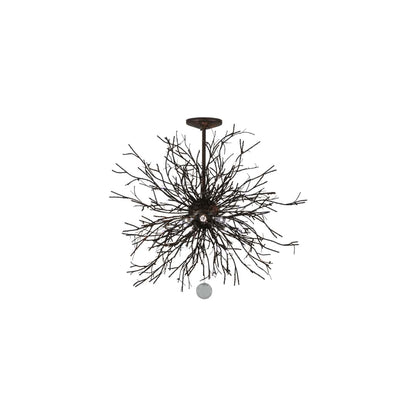 Pussy Willow 20 Light 36" Wide Abstract Pendant