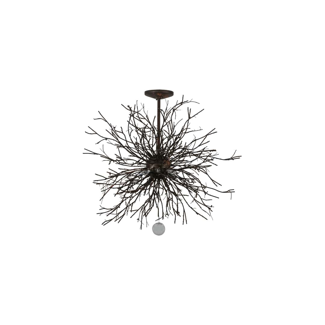 Pussy Willow 20 Light 36" Wide Abstract Pendant