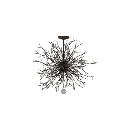 Pussy Willow 20 Light 36" Wide Abstract Pendant