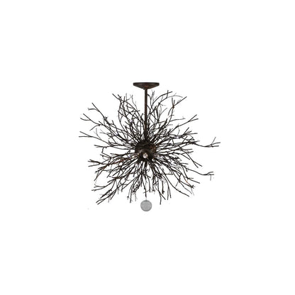 Pussy Willow 20 Light 36" Wide Abstract Pendant