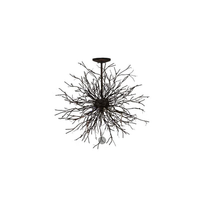 Pussy Willow 20 Light 36" Wide Abstract Pendant