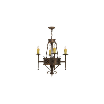 Lorenzo 4 Light 24" Wide Taper Candle Style Chandelier